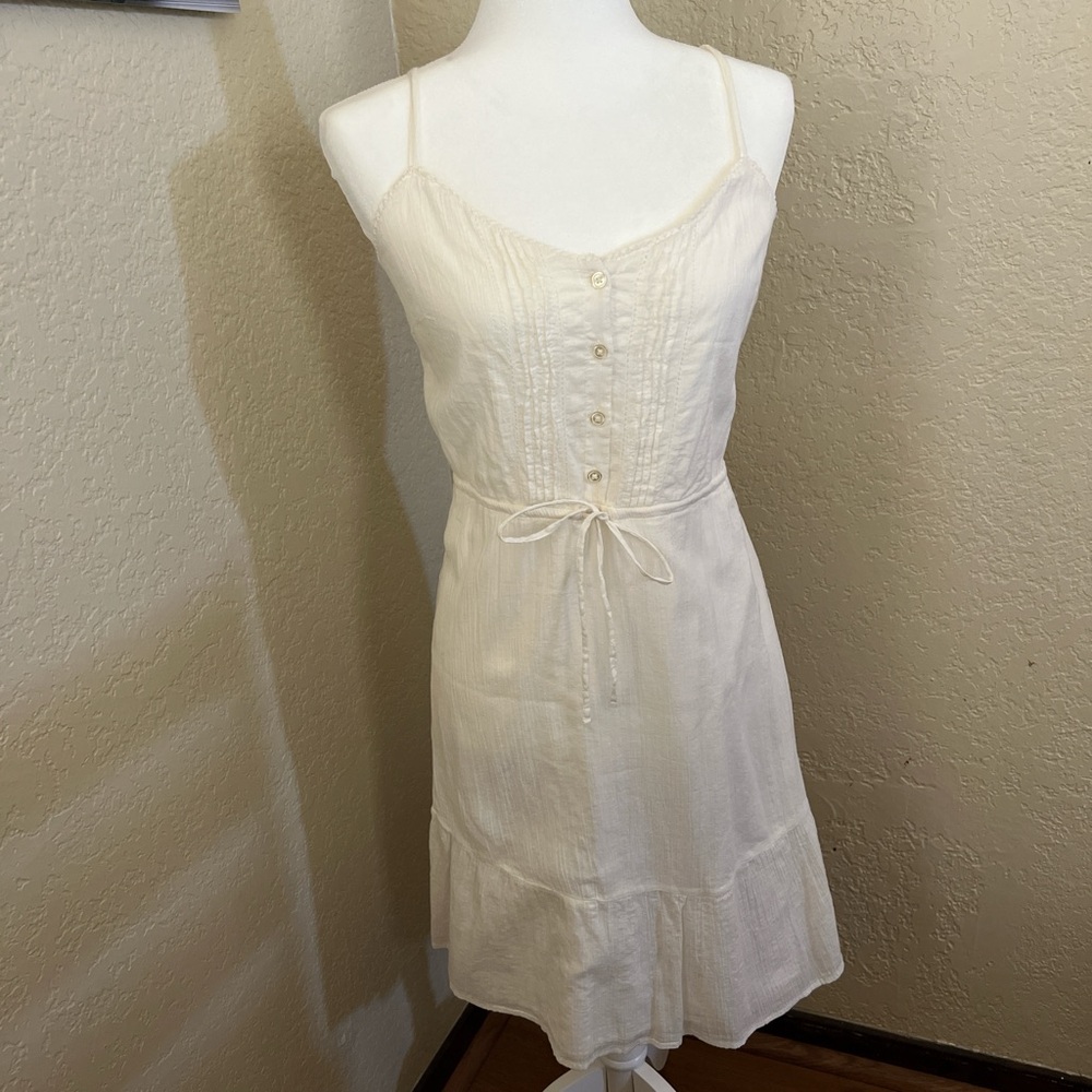 Old Navy Ivory Sleeveless Dress